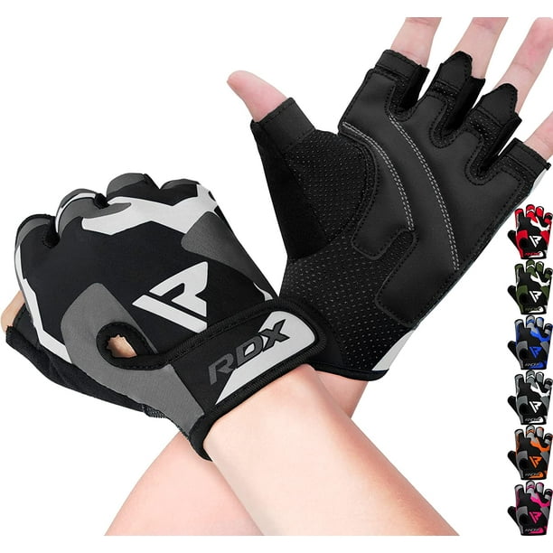 RDX Gym Weight Lifting Gloves Workout Fitness Bodybuilding Breathable Powerlifting Wrist Support