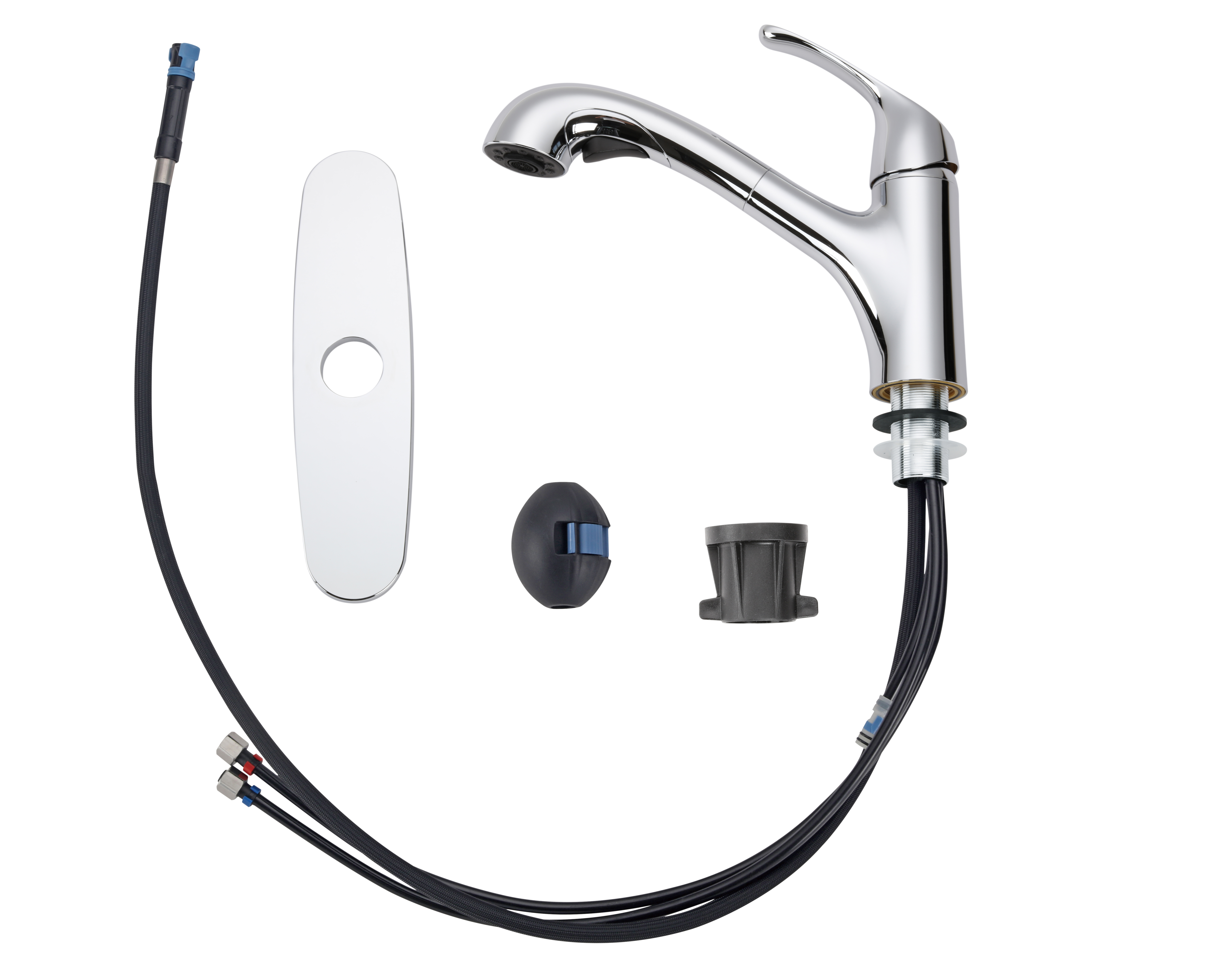 MAINSTAYS PULL OUT KITCHEN FAUCET IN CHROME