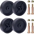 thumbnail image 1 of czcpp-4 Pack 734-0973 Kit de Roues de Plateau 4 Pcs Roues de Plateau de Tondeuse Remplacement pour 112-0337 734-0973 Compatible avec Cub Cadet Craftsman MTD Tondeuse Autoportée Plateau, 1 of 4