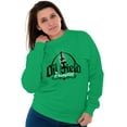 thumbnail image 5 of North Dakota Oil Field Princess Cute Women Crewneck Sweatshirt Brisco Brands S, 5 of 6