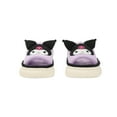 thumbnail image 3 of Kuromi 3D Character Face Art Women's Purple Open-Toed Slide Slippers-Small, 3 of 7