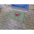 thumbnail image 2 of Pink Crab 18 X 26 Inch Door Mat, 2 of 2