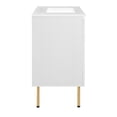 thumbnail image 4 of Modway Chaucer 36" Wood & Rattan Bathroom Vanity with Adjustable Shelf in White, 4 of 16