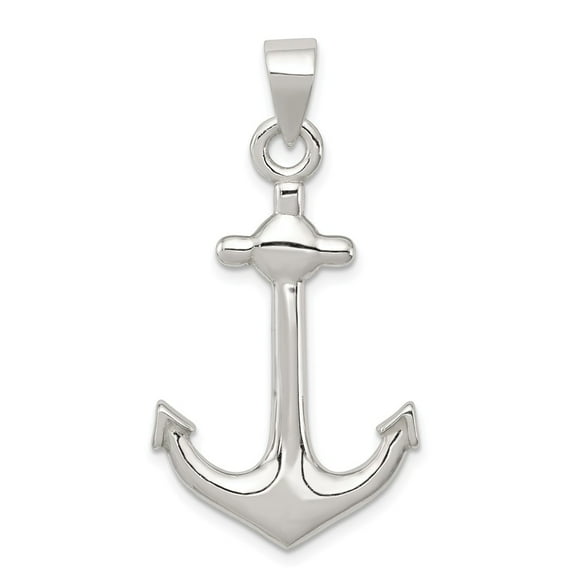 Sterling Silver Anchor Pendant Charm