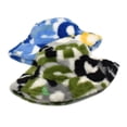 thumbnail image 3 of Yanyanz Bucket Hats for Women, Letter Printing Plush Hat Men And Women Autumn And Winter Imitation Fisherman Hat Outdoor Sunshade Hat, Hat Green One Size, 3 of 3