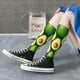 thumbnail image 5 of Fotbe Avocado Calcetas Divertidas Estampadas para Hombre y Mujer, Calcetas de Algodón hasta la Rodilla para Caminar, Correr, Enfermería y Embarazo, 5 of 6