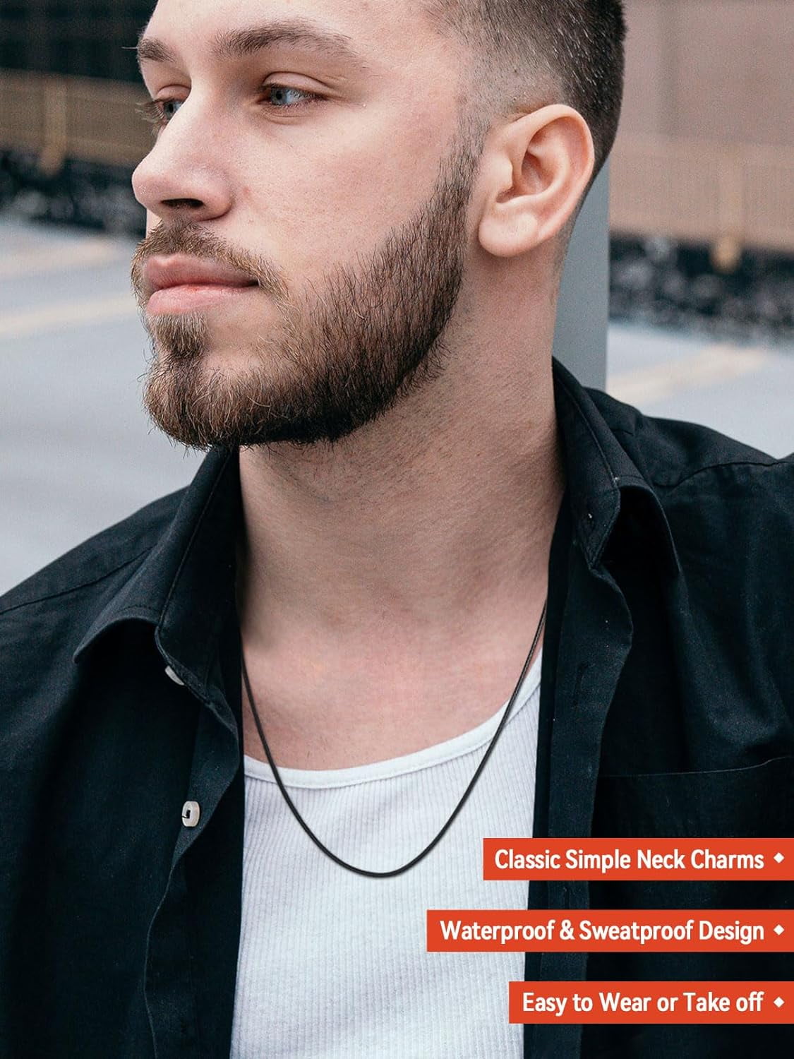 Braided Leather 2Mm/3Mm Necklace Cord For Men With Stainless Steel Snap Clasp, Waterproof Woven Wax Rope Chain For Pendant With Delicate Gift Box[o1376]