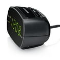 Mainstays Dual Black Digital Alarm Clock with LED Display Model
