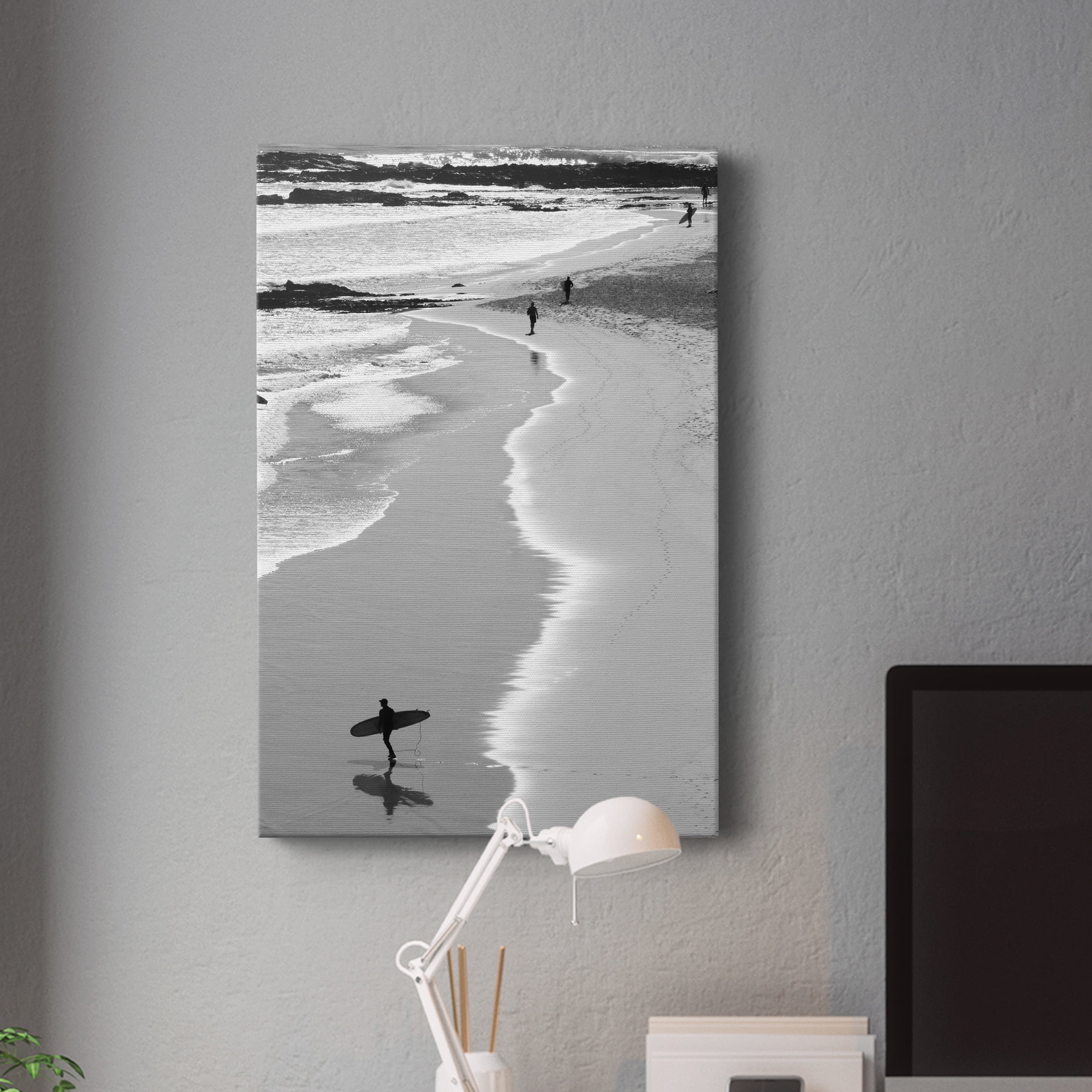 Gold Coast Beach – Coastal Premium Gallery Wrapped Canvas Wall Art, Ready to Hang, 32 x 48