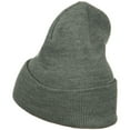 thumbnail image 2 of Big Stretch Plain Cuff Long Beanie - Grey XL-3XL, 2 of 5