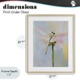 thumbnail image 4 of Stupell Industries Eclectic Pastel Dragonfly Landing Birch Framed Print Under Glass, 17 x 21, by The Prints Vibe, 4 of 8