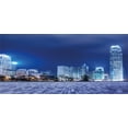 thumbnail image 4 of Urban Piggy Bank, Hong Kong Skyline Night Architectural Cityscape Skyscrapers Modern Photo, Ceramic Coin Bank Money Box for Cash Saving, 3.6" X 3.2", Purplegrey Royal Blue, by Ambesonne, 4 of 4