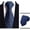 B, variant on Refined Texture Men's Classic Necktie One Pack, Made from Premium Silk Polyester Material with an Elaborate Woven Jacquard Stripe Pattern for a Confident Office Look