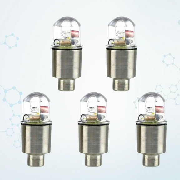 Masteelf Silver Bike LED Wheel Lights Tire Light for Enhanced Nighttime Visibility and Safety with 3 AG10 Batteries Included