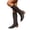 Coffee, variant on Wovix Women's Mid-Calf Boots Knee High Boots Women Low Heel Pointed Toe Elastic Boots Side Zipper Leather Spring Fall Long Tall Boot Black 36
