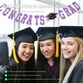 thumbnail image 7 of ELAYARD Fashionable Purple Graduation Banner, Excellent Craftsmanship, Ideal for Party Decor and Photo Props, 7 of 7