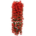 thumbnail image 2 of Artificial Hanging Flower Bougainvillea Silk Vine Flower for Outdoor Indoor UV Resistant Faux Hanging Plant for Home Garden Porch Patio Wedding Decoration, 2 of 5