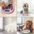 thumbnail image 4 of Dog Puzzle Slow Feeder Toy, Puppy Snack Dispensing Interactive Training Improve IQ Educational Toy (Pink), 4 of 4