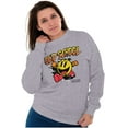 thumbnail image 3 of Retro Old School Arcade Game PACMAN Sweatshirt for Men or Women Brisco Brands L, 3 of 6
