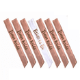 thumbnail image 4 of Bandas Variedad Colores Bride To Be/ Team Bride Despedida, 4 of 4