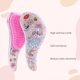 thumbnail image 3 of Peine mágico de dibujos animados para masaje, cepillo antiestático para el pelo de unicornio, desenredar enredos, ducha, cepillo para el pelo, accesorios de salón, color rosa, 3 of 4