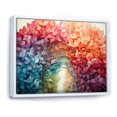 thumbnail image 2 of Designart Rainbow framed wall Art, modern Colorful Rainbow Arch I , Rainbow Large framed wall art decor, Multi-Color Traditional White Framed Wall Art, 40x30 inches White Color Frame, 2 of 5