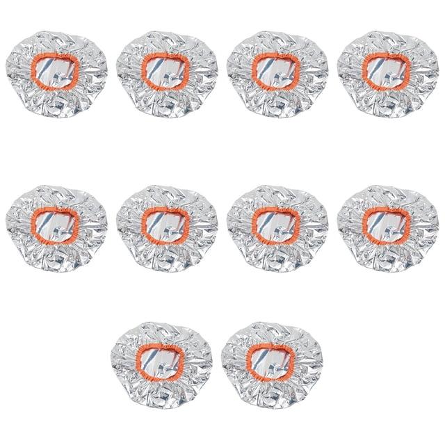 Oubit Aluminum Foil Hair Conditioning Caps,10pcs Hair Dye Processing Aluminum Foil Hair Coloring Caps Aluminum Foil Hair Dye Caps Versatile Functionality