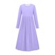 thumbnail image 4 of Cowsor Girls Maxi Dress Long Sleeve Casual Holiday Dress with Pockets, 4 of 6