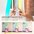 thumbnail image 4 of MIIFUNY Full Length Mirror with Lights, 63"x23.6" RGB Body Dressing Floor Mirrors for Bedroom, White, 4 of 8