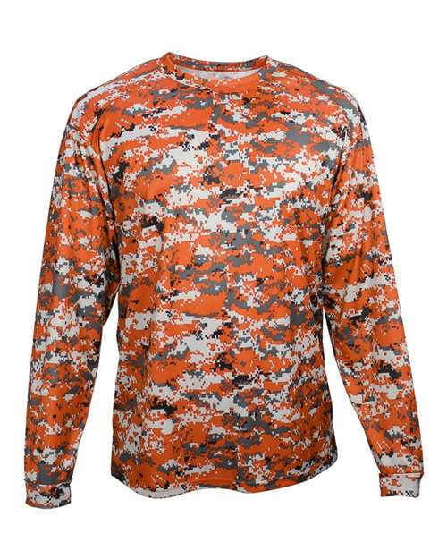 Badger Digital Camo Long Sleeve T-Shirt 
