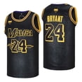 thumbnail image 2 of Camisetas de baloncesto MAMBA 24 BRYANT Jersey Alta calidad Costura Bordado Ropa deportiva al aire libre Película Hip Hop 2024 Negro amarillo, 2 of 5