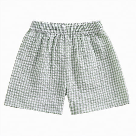 NOLDARES Toddler Boys Cotton Athletic Running Shorts Kids Summer Casual Fashion Soccer Shorts(Light Green 18-24 Months)