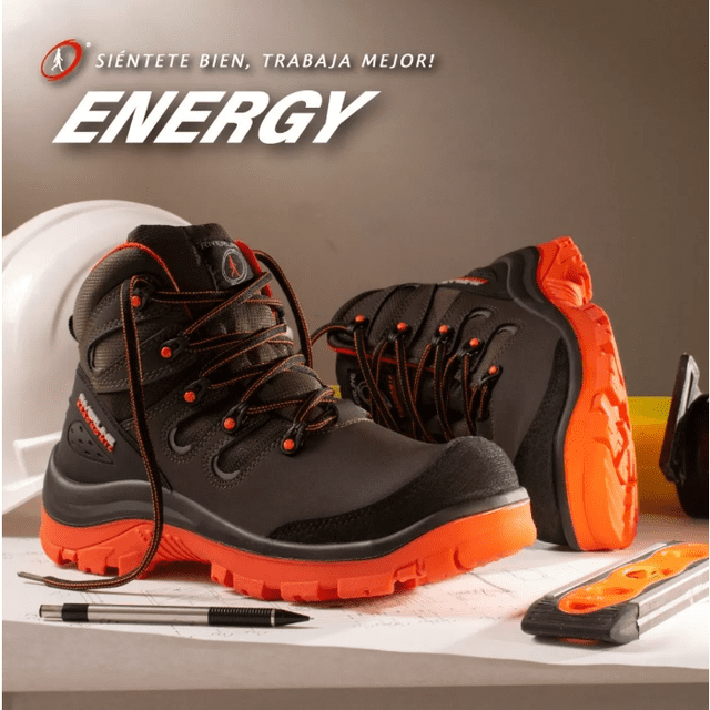 Bota Casual Industrial Riverline Energy Cafe Naranja Tallas 22-30