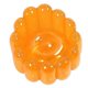 thumbnail image 1 of Inflatable Sofa Chair Portable Outdoor Blow Up Couch Seat Transparent Candy Color for Home Living Room Bedroom Casual Orange 26s, 1 of 5