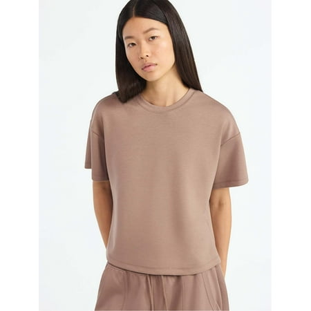 Joyspun Women’s Dreamy Soft Collection Long Sleeve Sleep Top and Joggers Pajamas Set, 2-Piece, Sizes XS-3X