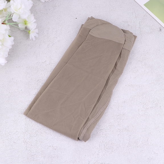 DRAFIDEEP 3Pairs Long Grey Stockings Thin Summer Panty Hose Cool Elastic Design Durable Fabric