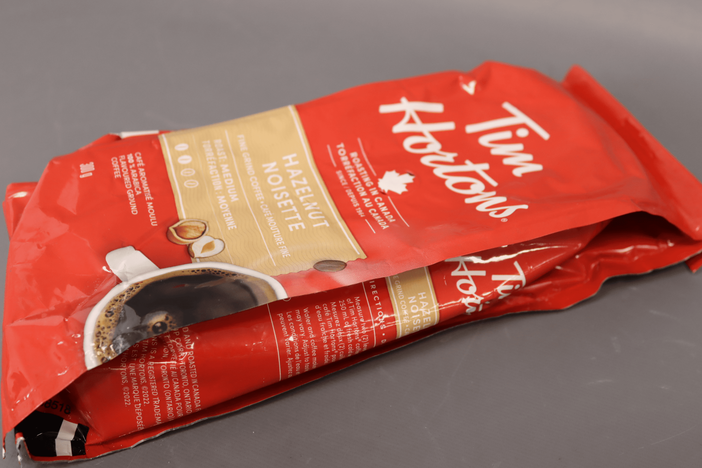 Tim Hortons Hazelnut (Noisette) Light Medium Roast Fine