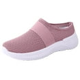 thumbnail image 3 of Havenx Women's Orthopedic Sneakers Slippers Mesh Fashion Lightweight Breathable Walking Shoes Slip on Closed Toe Casual Outdoor Comfort Anti-Skid Shoe,Pink 43(US-10), 3 of 6