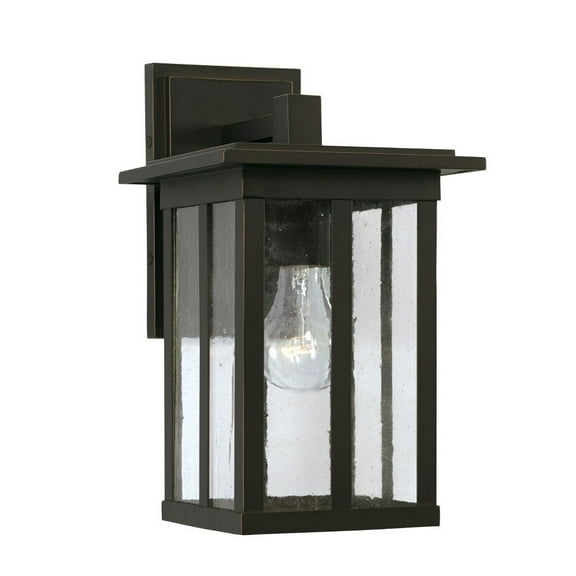 1 Light Outdoor Wall Lantern Rain Or Shine Made For Coastal Environments-Oiled Bronze Finish Capital Lighting 943811Oz