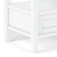 thumbnail image 5 of Warm Shaker 20 inch Solid Wood Transitional End Table in White (Set of 2), 5 of 7