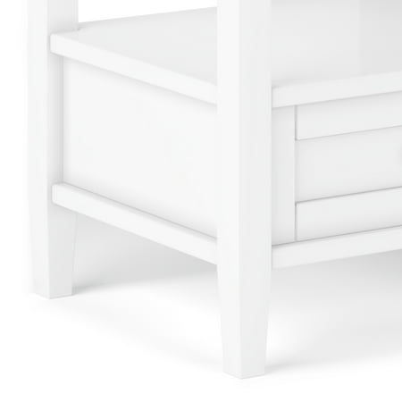 Simpli Home - Warm Shaker End Table - White