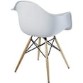 thumbnail image 3 of Ergode Pyramid Dining Armchair Set of 2 - White, 3 of 3