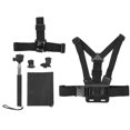 thumbnail image 1 of 5 in 1 Universal Accessory Kit for GoPro Action Cameras, Head Strap Mount, Chest Harness and Selfie Stick, 1 of 4