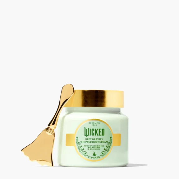 Beekman 1802 x Wicked Defy Gravity Whipped Body Cream Elphaba 8 oz with Spatula
