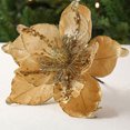 thumbnail image 5 of Nuevas flores navideñas de 22 cm, simulación de flores artificiales, adorno para árbol de Navidad, guirnaldas DIY, decoración para el hogar, boda, fiesta de año nuevo, 5 of 5