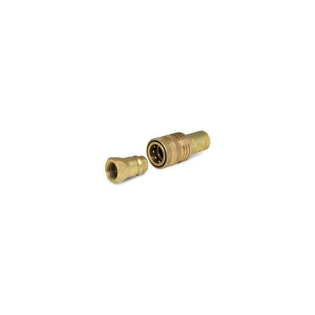 Acoplador hidráulico Apache Steel, 1/2 x 7/8 pulgadas, 1 paquete