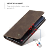Galaxy S23 5G Wallet Case, TECH CIRCLE PU Leather Flip Folio Case with Card Holders RFID Blocking Kickstand Shockproof TPU Inner Shell Phone Cover for Samsung Galaxy S23 6.1 inch 2023, Coffee