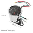 thumbnail image 2 of BRIGHTFUFU 1Pcs Motorcycle Instrument Display Zinc Alloy Measurement Speed Tracking Silver 3.9X2.8X2.6In, 2 of 8