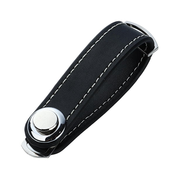 Cartera Anillos coleccionista Yuyangstore portátil llavero Anti pérdida negro