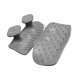 thumbnail image 5 of 2 almohadillas ergonómicas para levantamiento de pesas, sin dedos, para hombres y mujeres Gris, 5 of 8